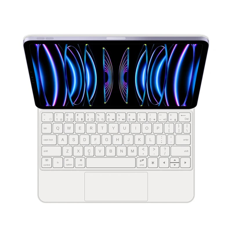 TrackPad Magic Keyboard For iPad Pro 11 2022-2018 Air 5 4 10.9 Air4 Air5 Tablet Case Arabic Hebrew French German Portuguese_voghion.com