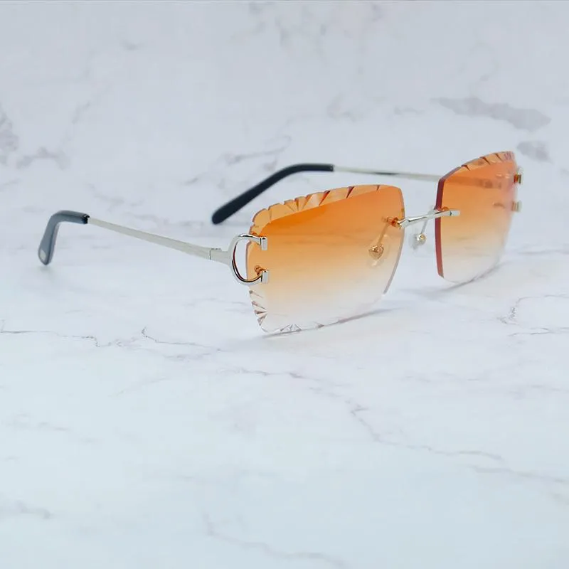 Óculos de sol Carter com corte de diamante, armação, masculino e feminino, estiloso, com fio C, para dirigir, proteção para áreas externas, para festa_voghion.com