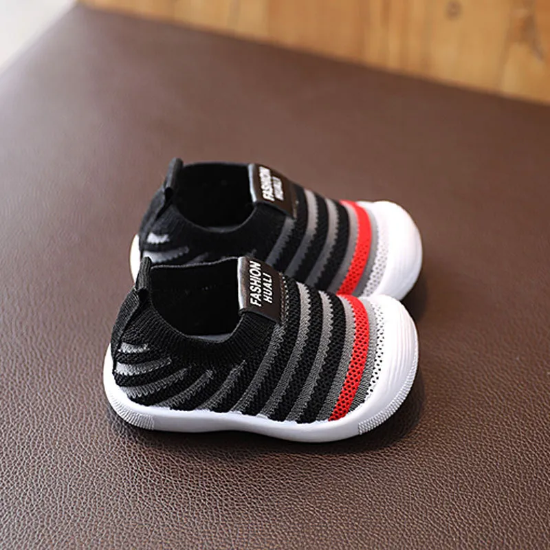 Primeros pasos para bebé, zapatos de punto para niño pequeño, suela suave, para interior y exterior, informales, Littlesprouts, para niño pequeño, talla 6_voghion.com