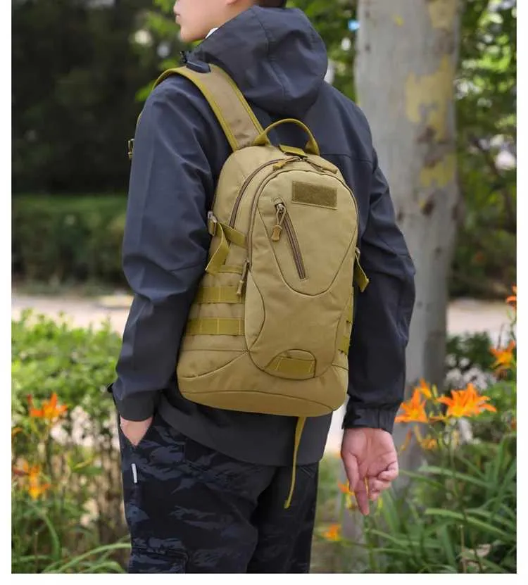 Nouveau sac à dos de camouflage militaire Sparrow d'extérieur pour hommes et femmes, sac d'assaut tactique d'équitation Ba241107_voghion.com