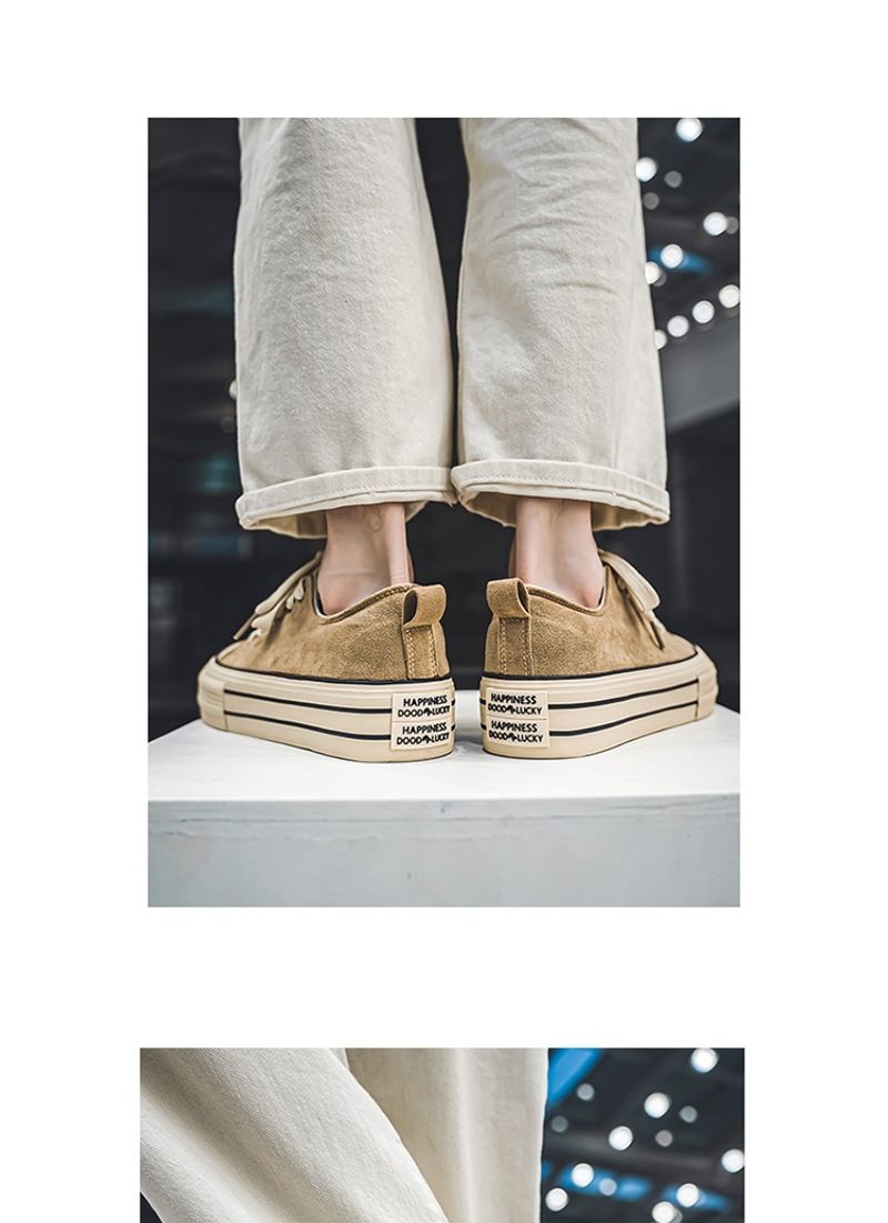 2023 Herbst neue Plateau-Paar-Board-Schuhe für Herren und Damen gleiche Canvas-Schuhe Basic dreimal vulkanisierte Schuhe_voghion.com