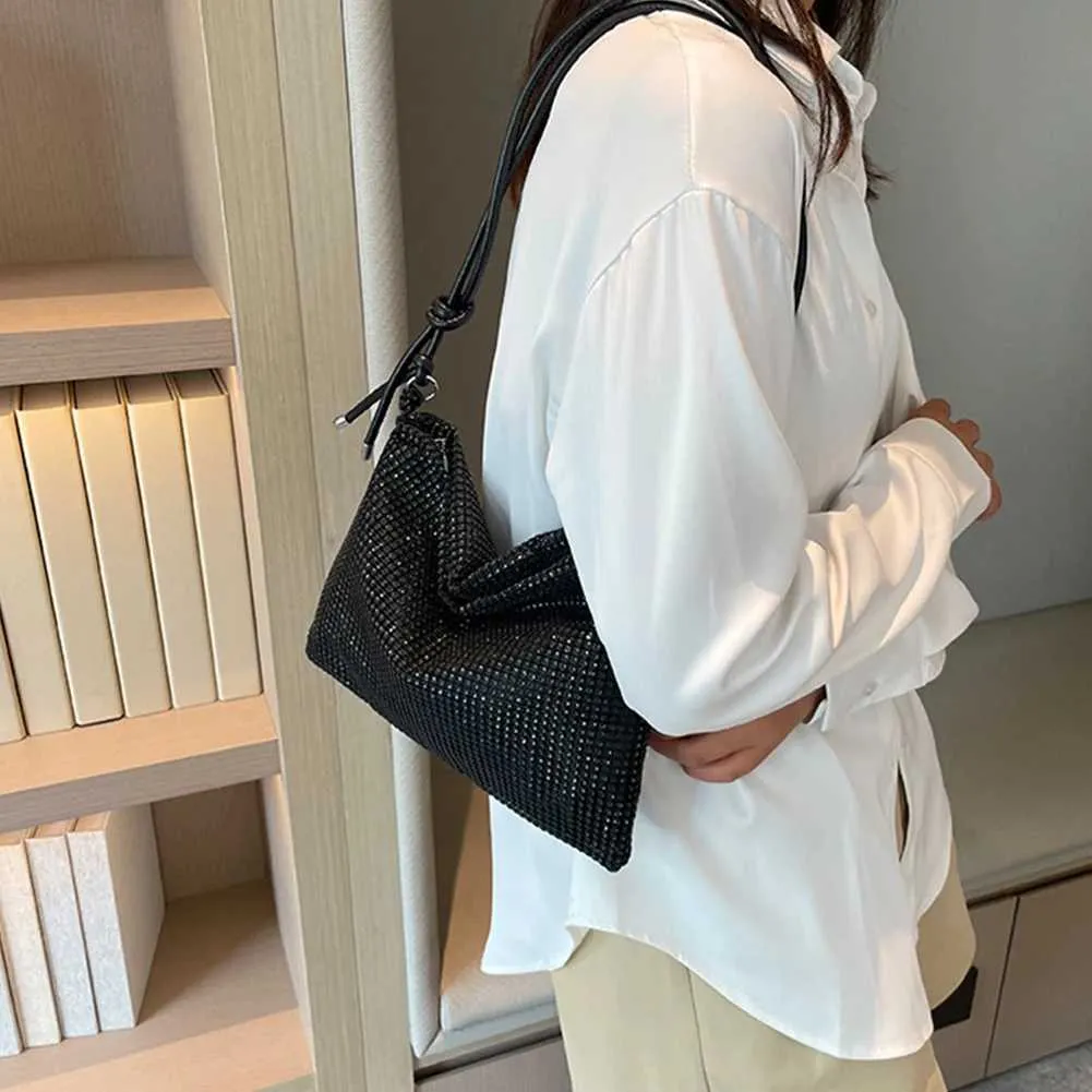 Pochette de soirée tendance Rhie pour femme, sac à main pour dîner, mariage, portefeuille, élégant, sac à bandoulière, sous-vêtements, Y241019_voghion.com