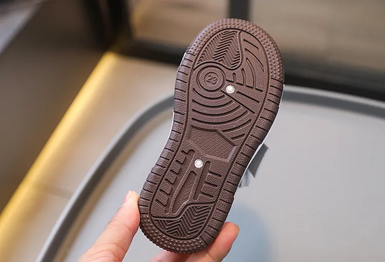 Toddler Boy Basketball Girl Sport Non-slip Footwears Autumn Student Kidsnest New Outdoor Shoes Sizes US5c-US1y_voghion.com