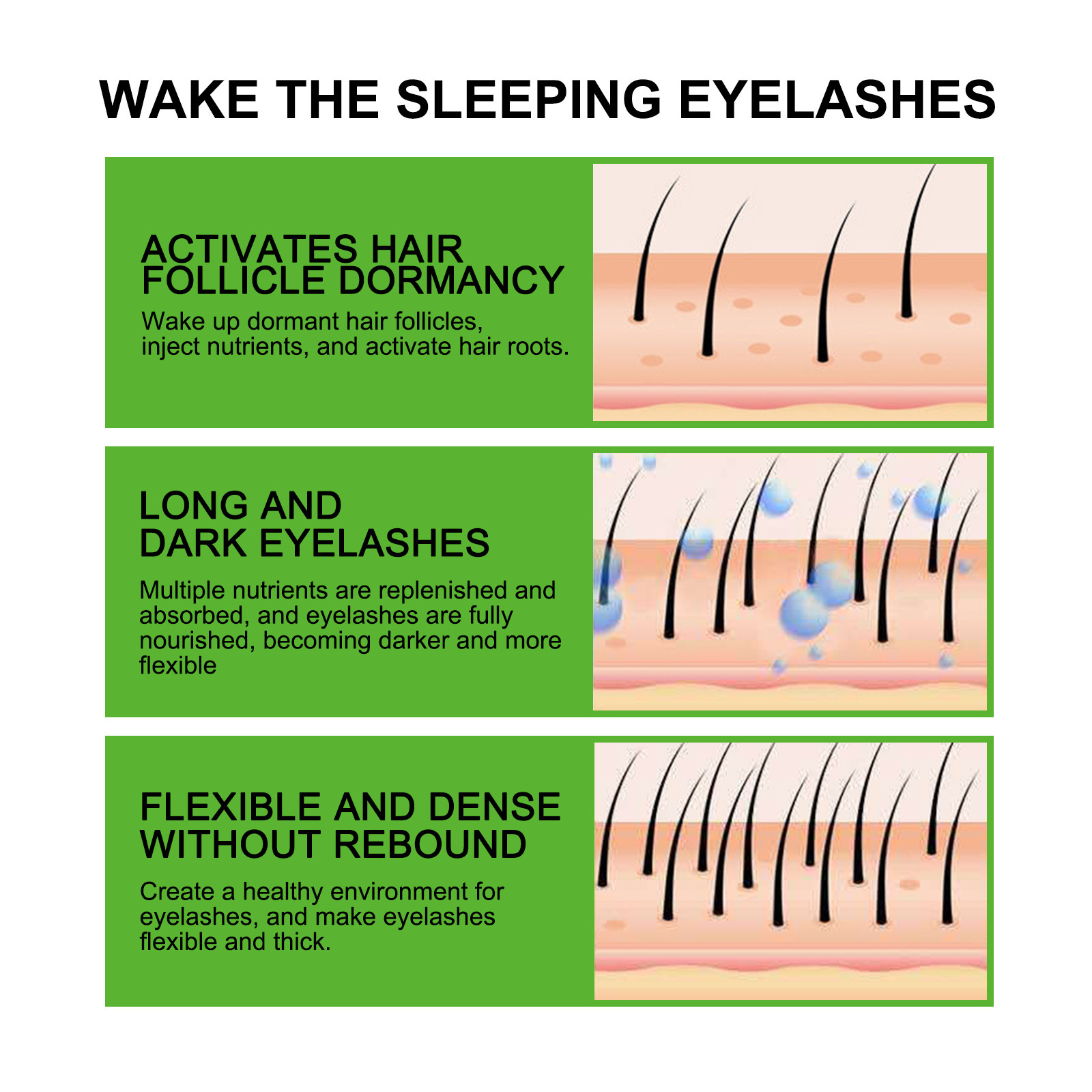 West&Month Castor Mascara Liquid Natural Slim Black Thick Moisturizing Curling and Traceless Essential Oil_voghion.com