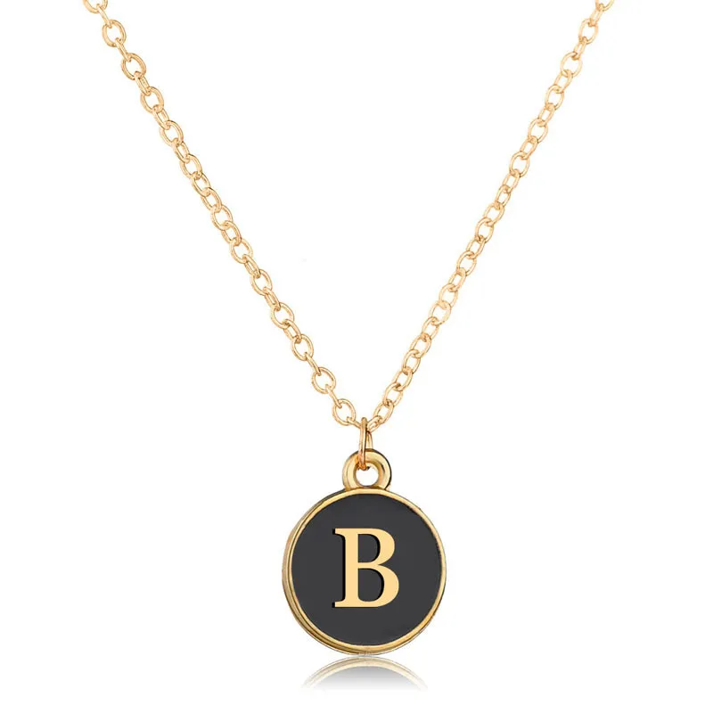 Collier initiales alphabet pendentif lettre pour femme bijoux_voghion.com