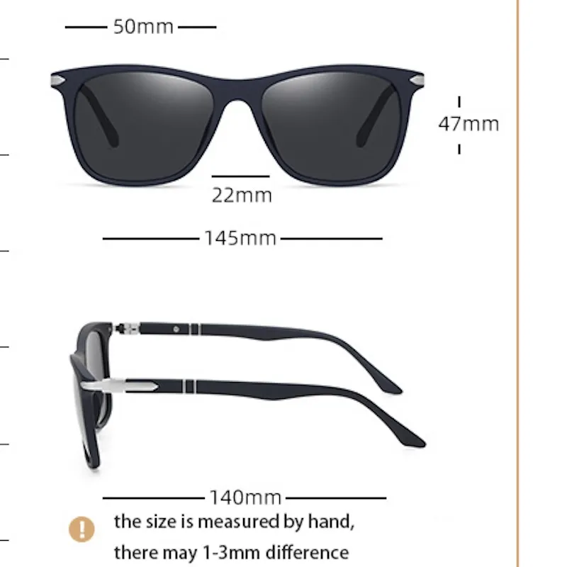 Classic Men Polarized Sunglasses Pilot Designer Driving Style_voghion.com