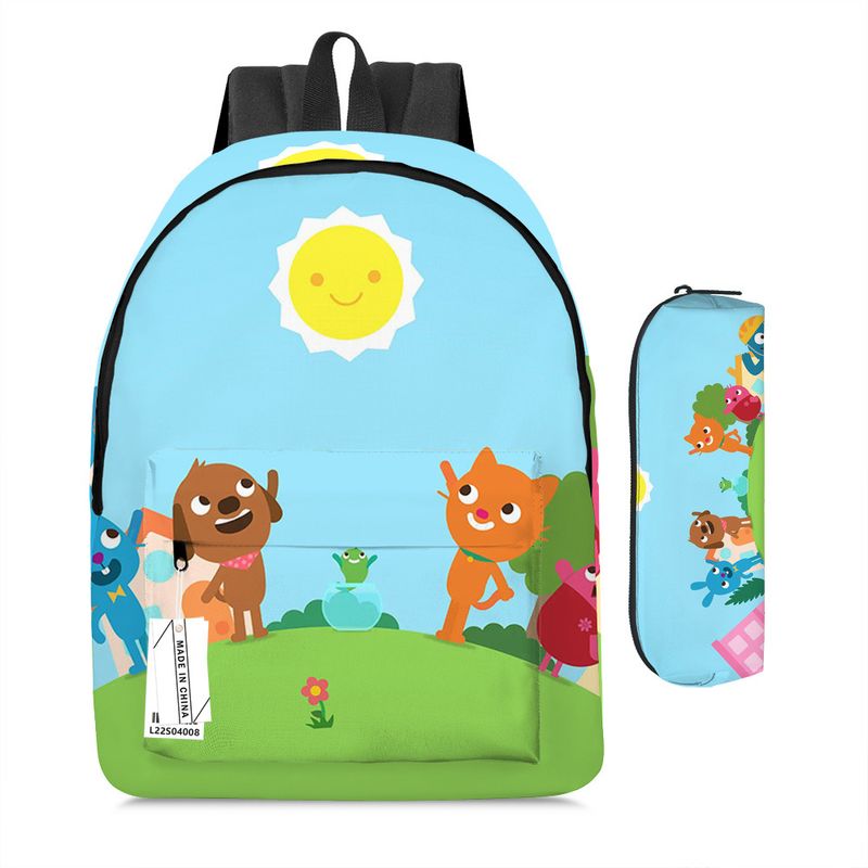 Set zaino con cartone animato per bambini - 2 pezzi_voghion.com