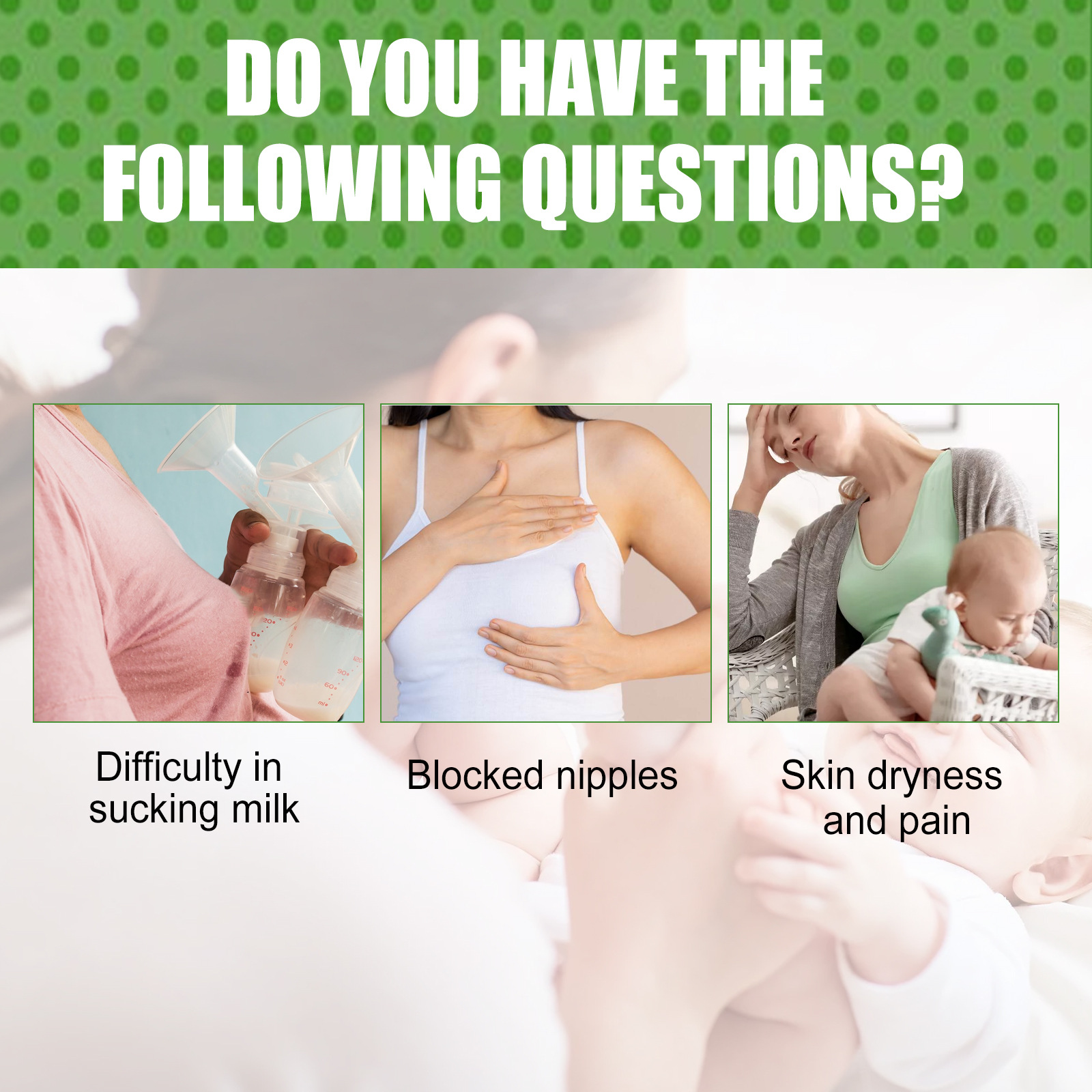 Wiieey soulage les douleurs, répare et hydrate la peau, spray nourrissant pour le soin des seins_voghion.com