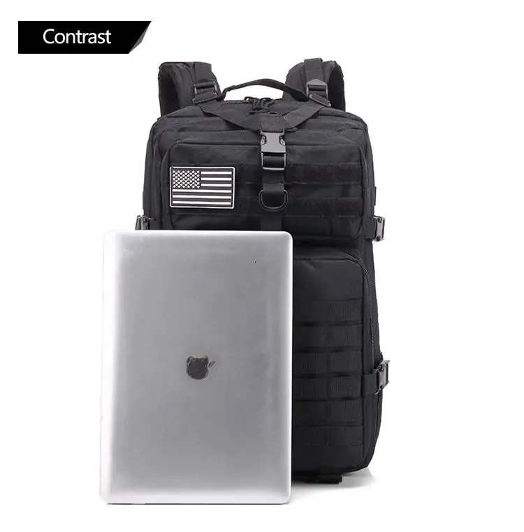 Tactical High Capacity Backpack For Outdoor Camping And Hiking_voghion.com