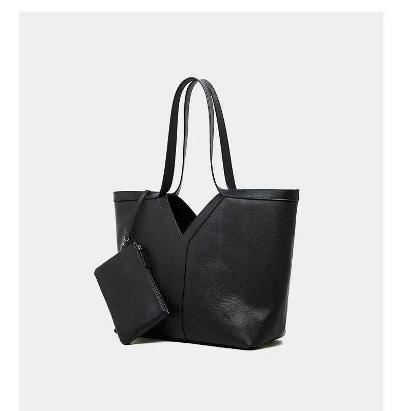 Burminsa 2-teiliges Set Leder-Einkaufstasche für den Winter 2024, Designer-Handtasche für Pendler und Einkäufer, Damenhandtasche Y241123_voghion.com
