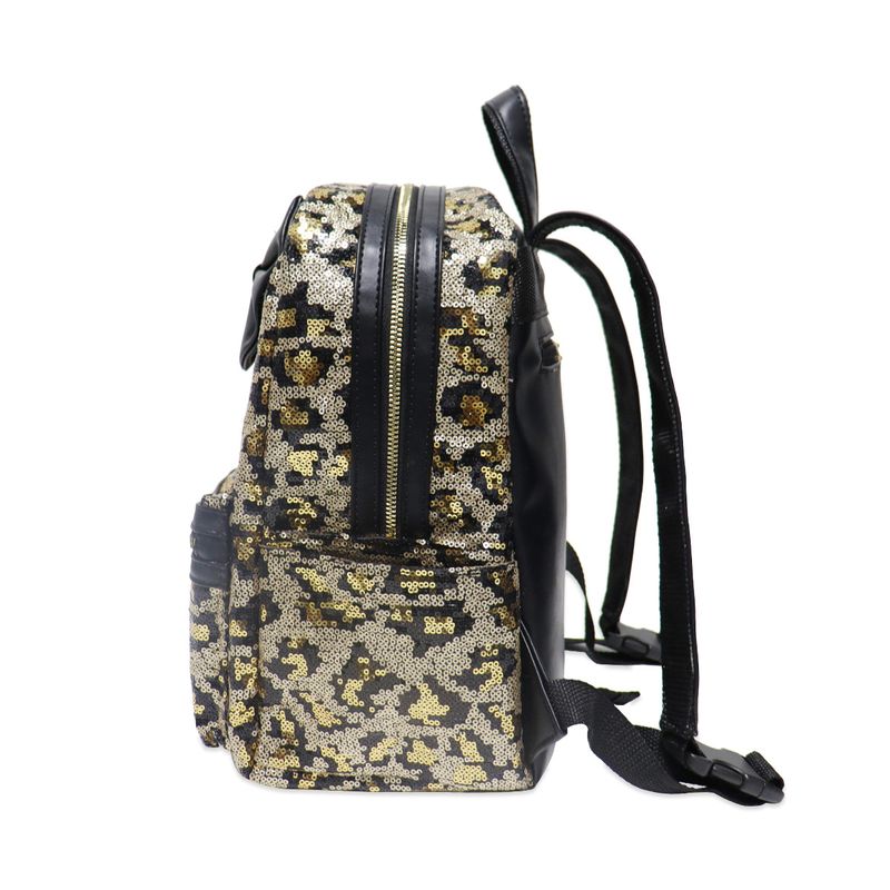 Große Kapazität Pailletten Leopardenmuster Reisetasche Wochenende Gepäcktasche Männer und Frauen Reisen tragbare_voghion.com