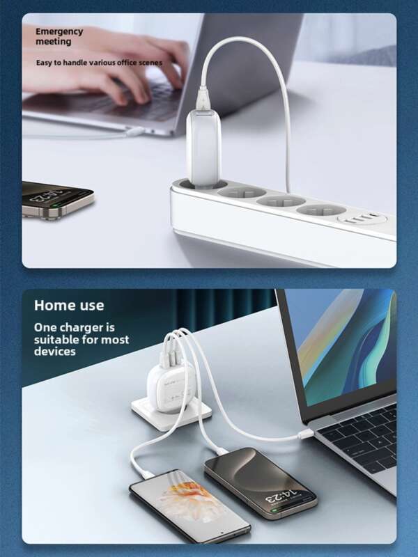 LDNIO Laptop töltő Európai Szabványos 67W Mobiltelefon Tablet Digitális Dugó Több Portos Gyorstöltés_voghion.com