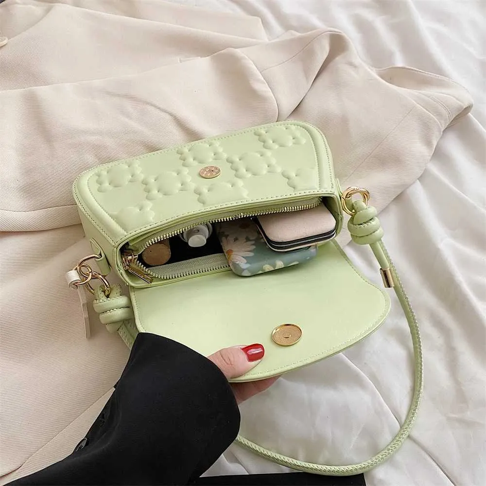 MOODS Damen-Umhängetasche im Keksdesign, Flip-Form, kreuzförmige Umhängetasche, Doppelgurt, Unterarm-Designer-Handtasche 2024_voghion.com