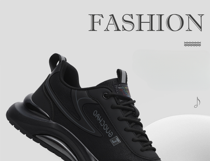 Herfst 2024 nieuwe trend veelzijdige heren sport casual leren oppervlak zwart ademend geurbestendige schoenen heren_voghion.com