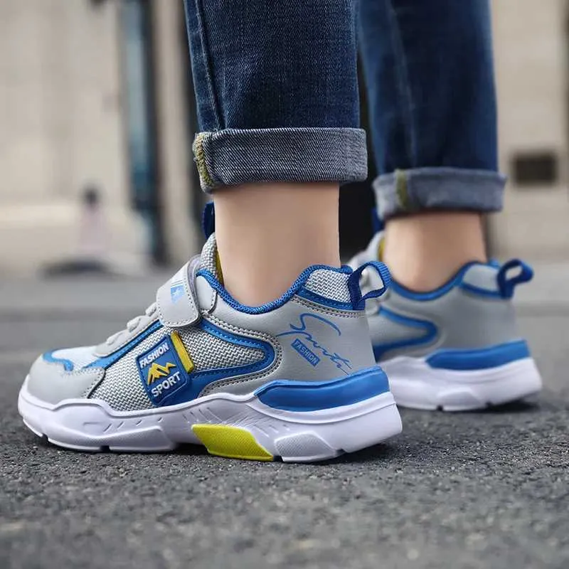 Scarpe sportive per bambini all'aperto, traspiranti, casual, antiscivolo, per bambini, alla moda, H241019_voghion.com