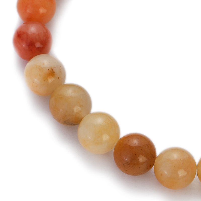 Neu Stein Jade Perlen Perlen Bunte Natürliche Chalcedon Achat Armband_voghion.com