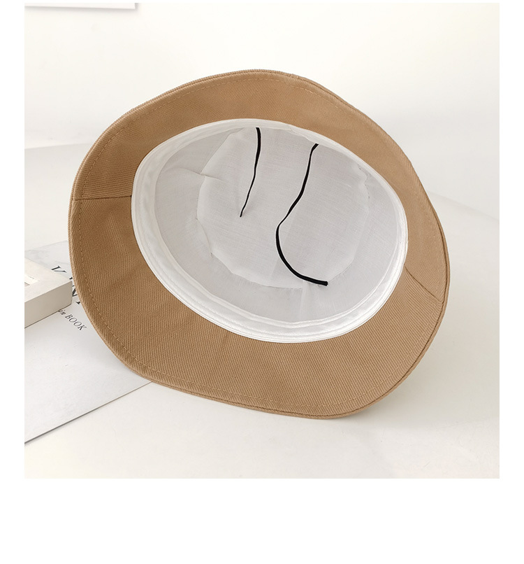 Copricapo nudo da donna del pescatore coreano che mostra il volto Piccola ciotola Cappello sottile primavera/estate Moda versatile e occidentale_voghion.com