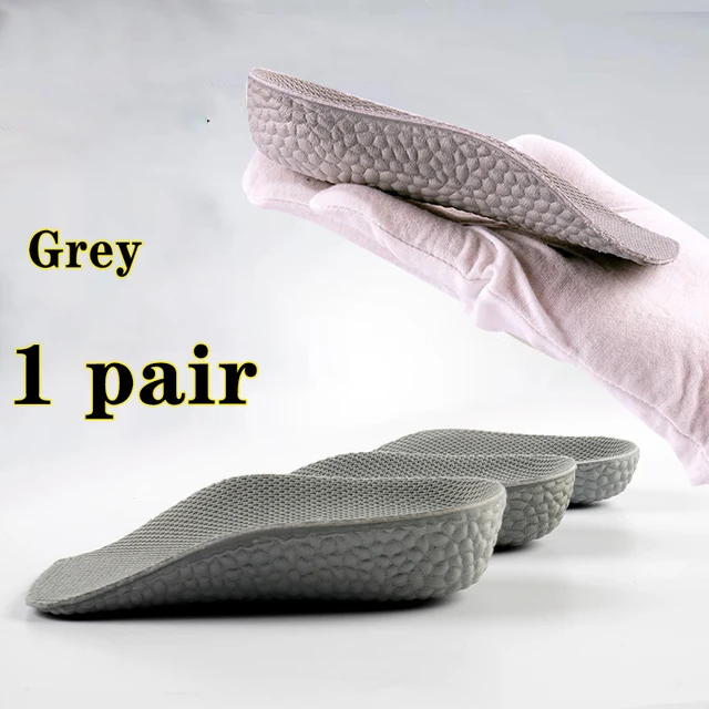 Höhe Erhöhen Männer Frauen Schuhe Flache Füße Arch Support Orthopädische Einlegesohlen Turnschuhe Ferse Lift Memory Foam Weiche Schuh Pads_voghion.com