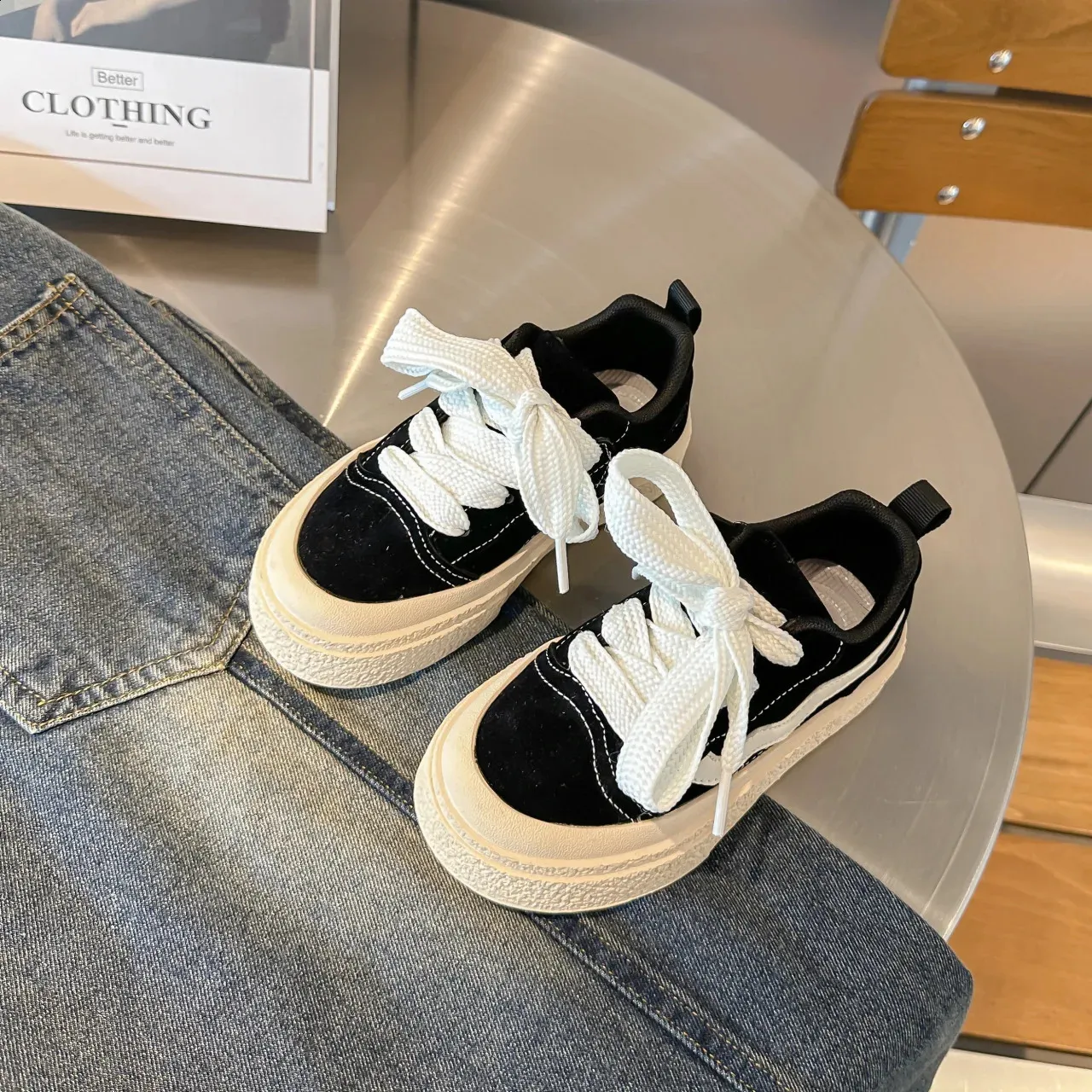 Childrens round toes comfortable and fashionable anti slip sports childrens soft soled casual edition shoes 240912_voghion.com