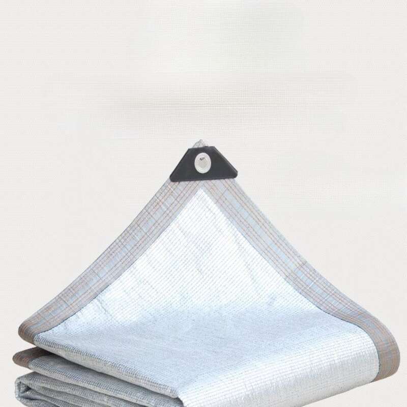 [Evaluare favorabilă 96%] Protecție solară din folie de aluminiu, ecran de protecție solară, umbrire, izolație termică, densificată, îngroșată, pentru curte_voghion.com