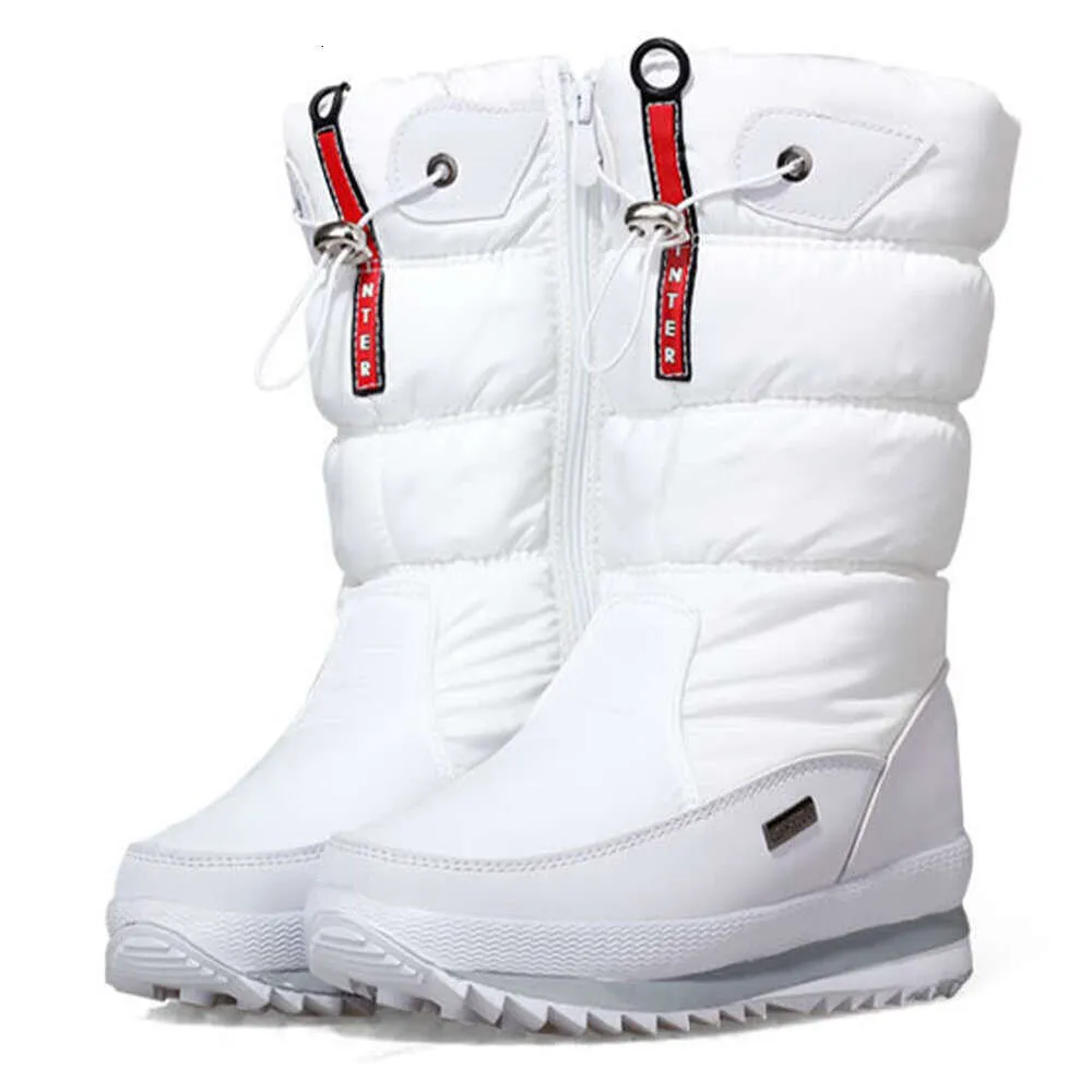 Stivali da donna antiscivolo in pelliccia impermeabili da esterno, resistenti all'acqua, alla moda, invernali, comodi_voghion.com