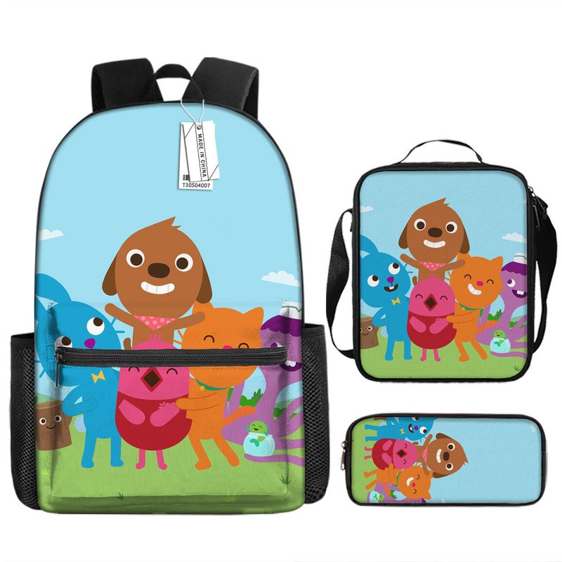 Saige Kinder Schulrucksack 3-tlg. Set Mini Companion Bedruckt_voghion.com
