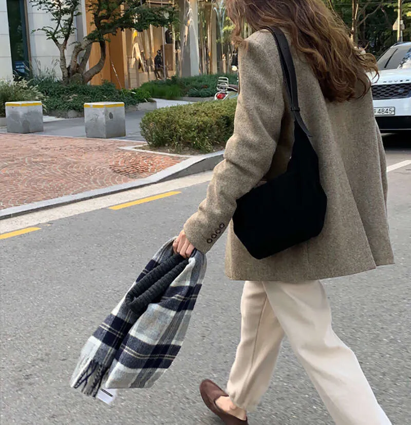 Stesso stile delle borse da donna in pelle PU opaca grandi Blogger, borse da lavoro, casual, hobo, tote, borse a tracolla_voghion.com
