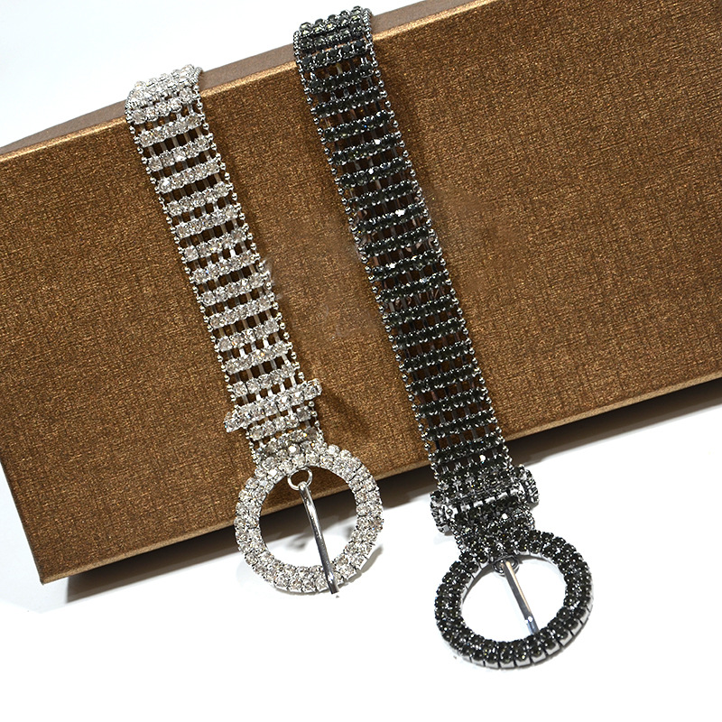 New Water Diamond Belt Bride Cover Wedding Accessories Matching Body Waist Chain_voghion.com