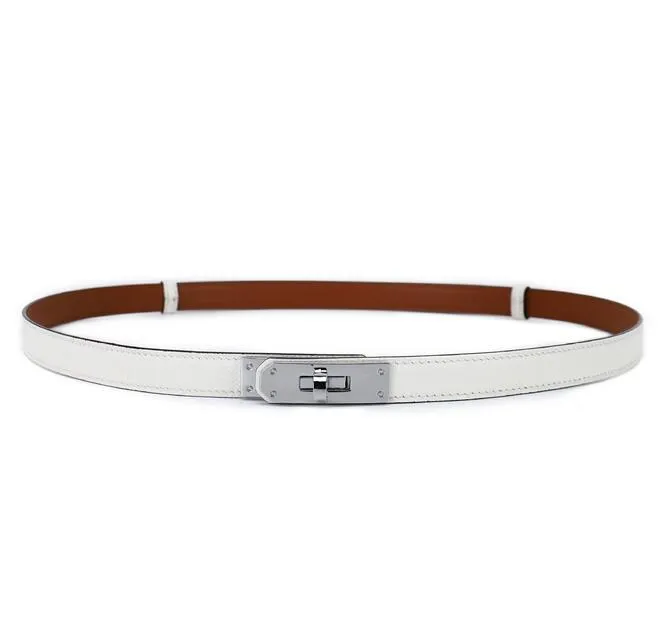 Cinto en cuir rétro rayé mince pour femmes, petite boucle en métal de styliste, large ceinture simple, mode jeans quotidiens pour hommes_voghion.com