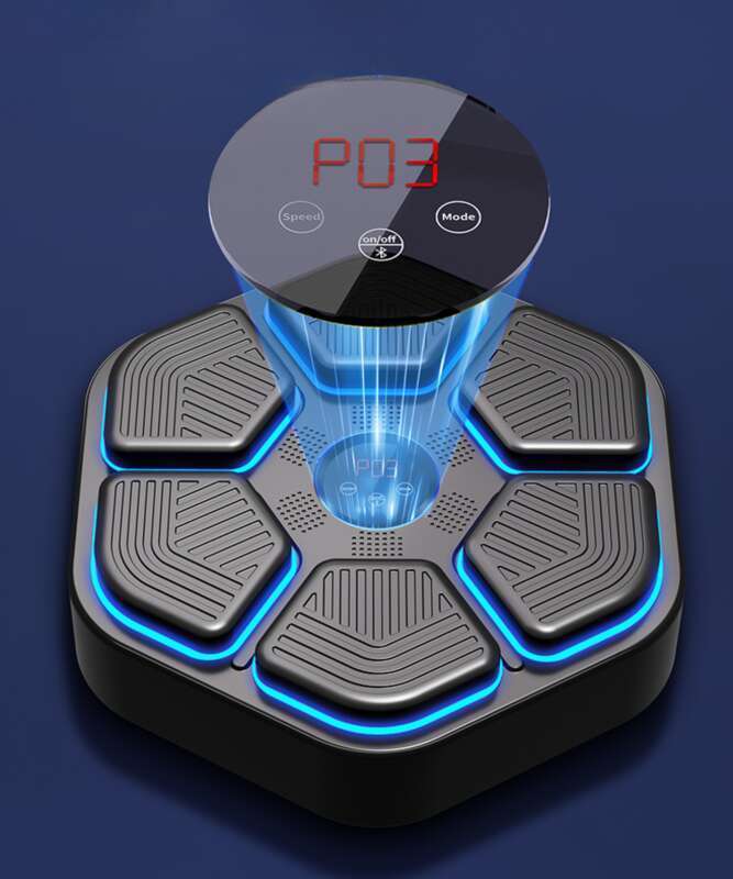 Fitness y entretenimiento integrales: máquina de música inteligente con dianas de boxeo para pared, diversión sin límites para los niños._voghion.com