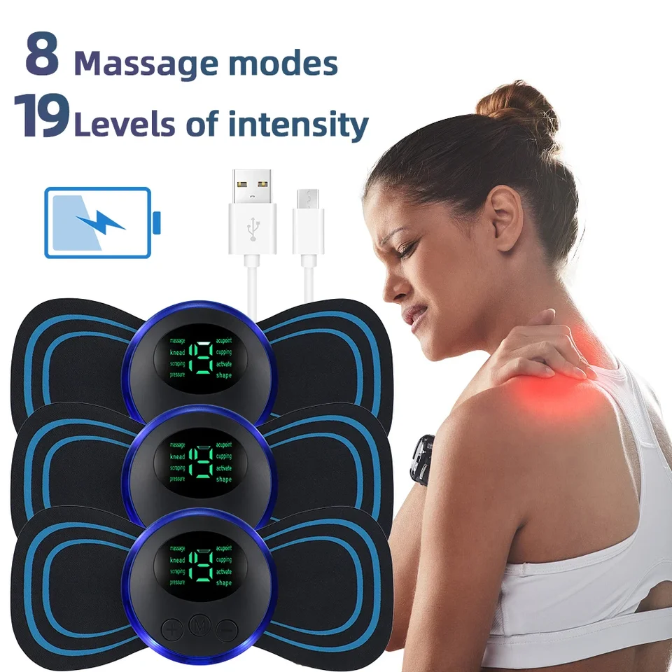 Appareil de massage électrique ems pour nuque et muscles_voghion.com