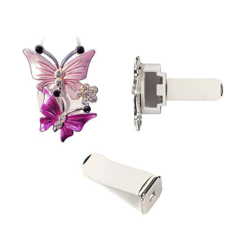 Bilsæt Tilbehør Clip Biltilbehør Farverig sommerfuglbalsam Air Outlet Parfume Decoration_voghion.com
