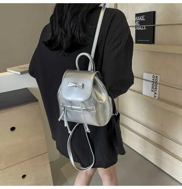 Mini Backpack And Shoulder Bag Set For Women Versatile Leather_voghion.com