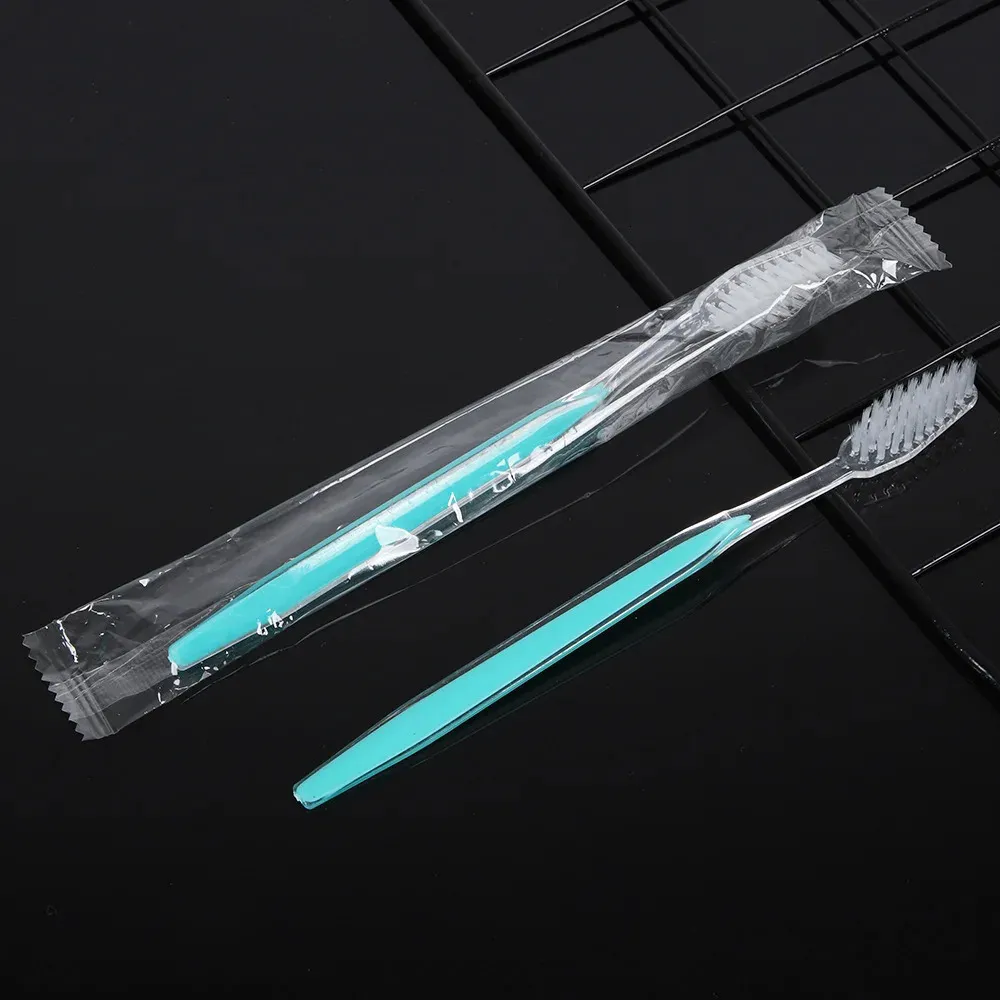 100 Individual Packaged Bulk Disposable Travel Soft Bristle Toothbrushes Single Pack Camping 241125_voghion.com
