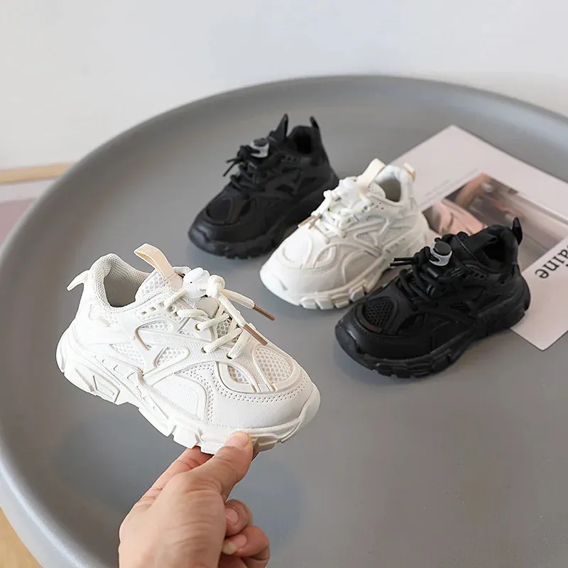 Pantofi sport pentru copii, din plasă, respirabili, primăvară/vară 2022, talpă moale, casual, pentru școală, 240627_voghion.com