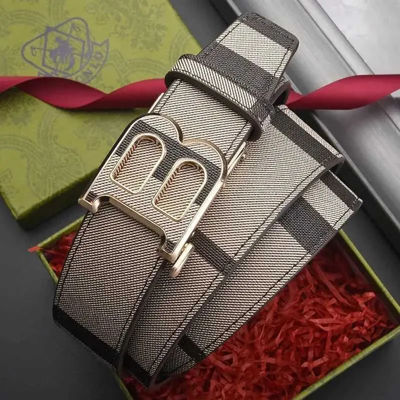 Gürtel Neue High-End-PU Casual Simple Business Letter B Schnalle Gürtel Luxuriöse und modische Herren Lederaccessoires_voghion.com