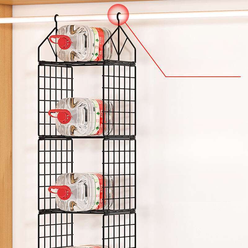 【 1161 People's Collection 】 Layered Wardrobe Storage Artifact Dormitory Built-in Shelf Cabinet Partition Hanging_voghion.com