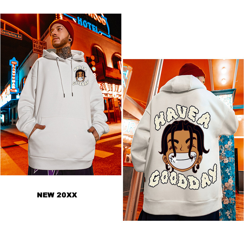 American Street Fun Hip Hop Modemarke Pullover Herren Loose Size Fat Plus Instagram Trendy Plüschmantel 8XL_voghion.com