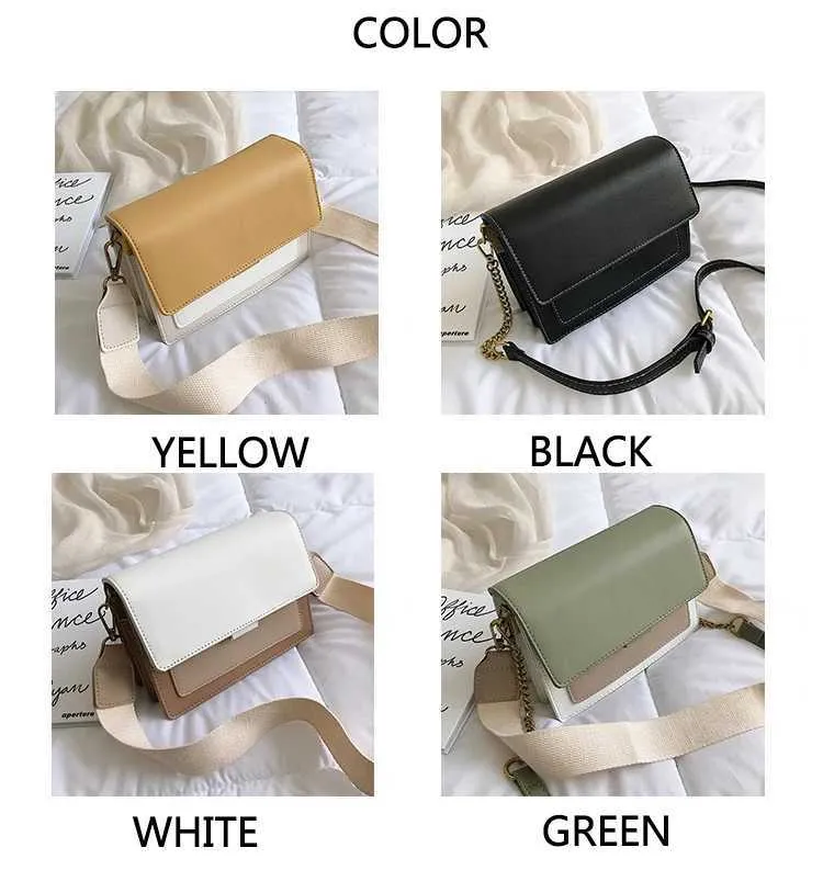 Mini Leder Umhängetaschen für Frauen 2022 Kette Schulter einfache Dame Reise lange Gürtel Geldbörsen und Handtaschen Cross Body_voghion.com