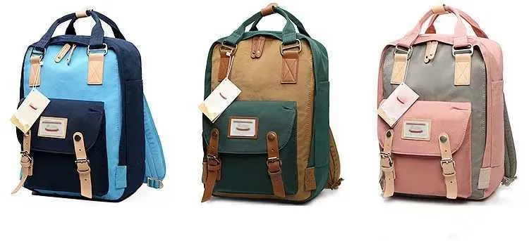 14-tommers bærbar PC for menn og kvinner, flere lommer, bokveske, skole, gutter og jenter, høy kvalitetsryggsekk for arbeidsreiser, 16LC241107_voghion.com