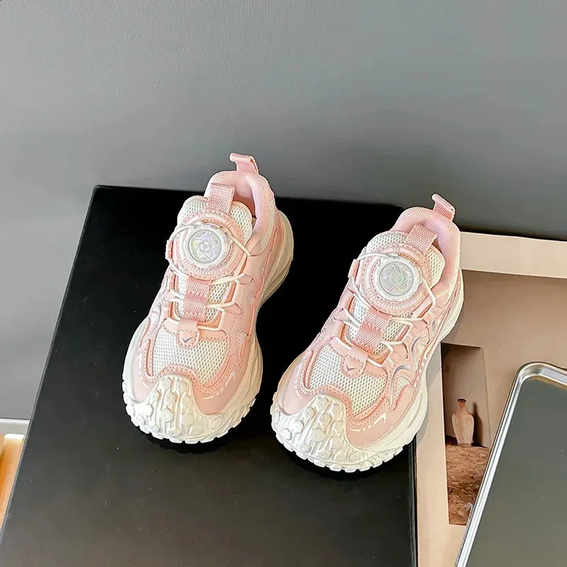 Dziecięce sportowe buty dla chłopców antypoślizgowe PU dziewczęce do koszykówki modne skórzane buty dziecięce krótkie i grube do szkoły tenisowej_voghion.com