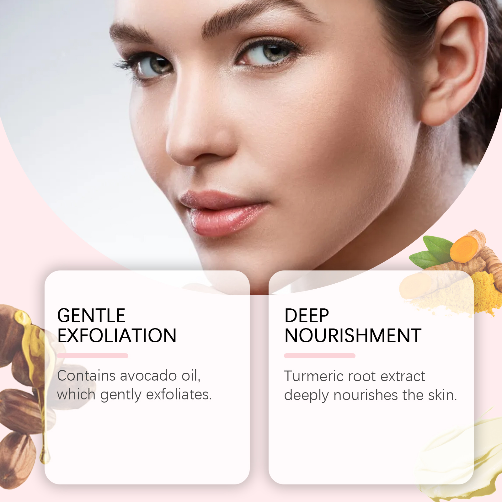 Wiyun Turmeric Scrub For Deep Body Cleansing Gentle Exfoliating Moisturizing Moisturizing Skin Cleansing Care_voghion.com