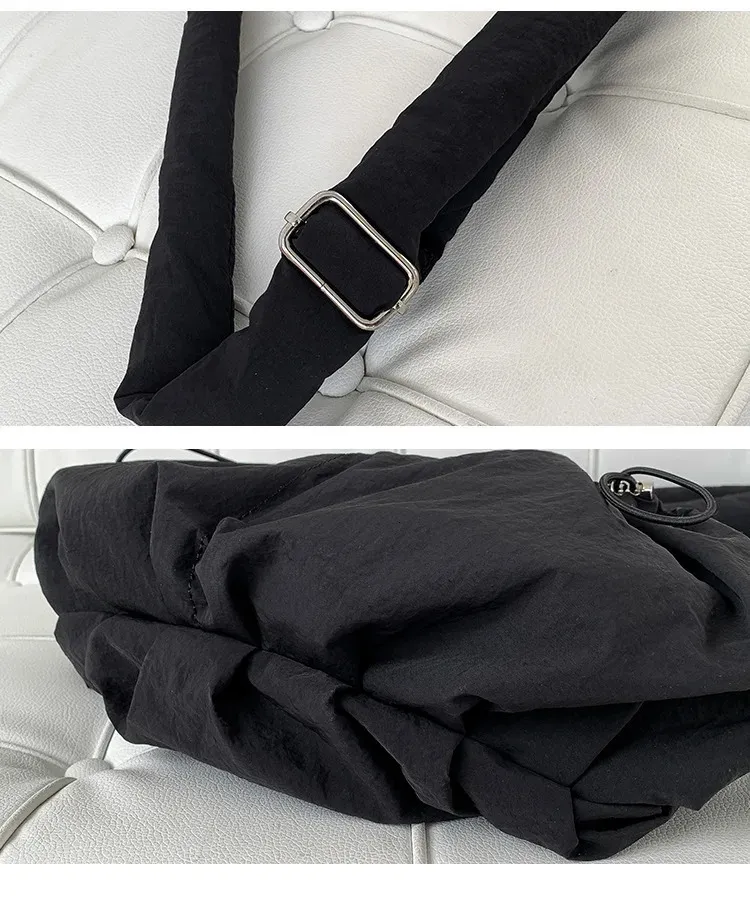 Damen Cloud Bag Nylon Schultertasche Umhängetasche Modern_voghion.com
