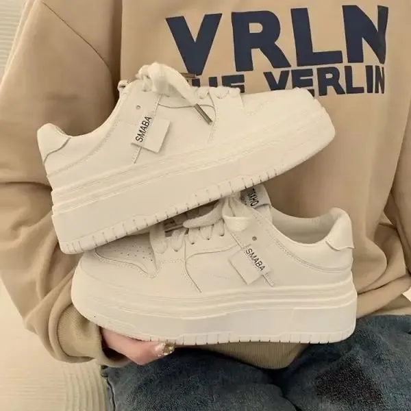 Casual Kvinna Sko Modis Rund tå Kilkorg Träskor Plattform Söt Retro Sommar Liten Sport Creepers Rom Snörning Leis_voghion.com