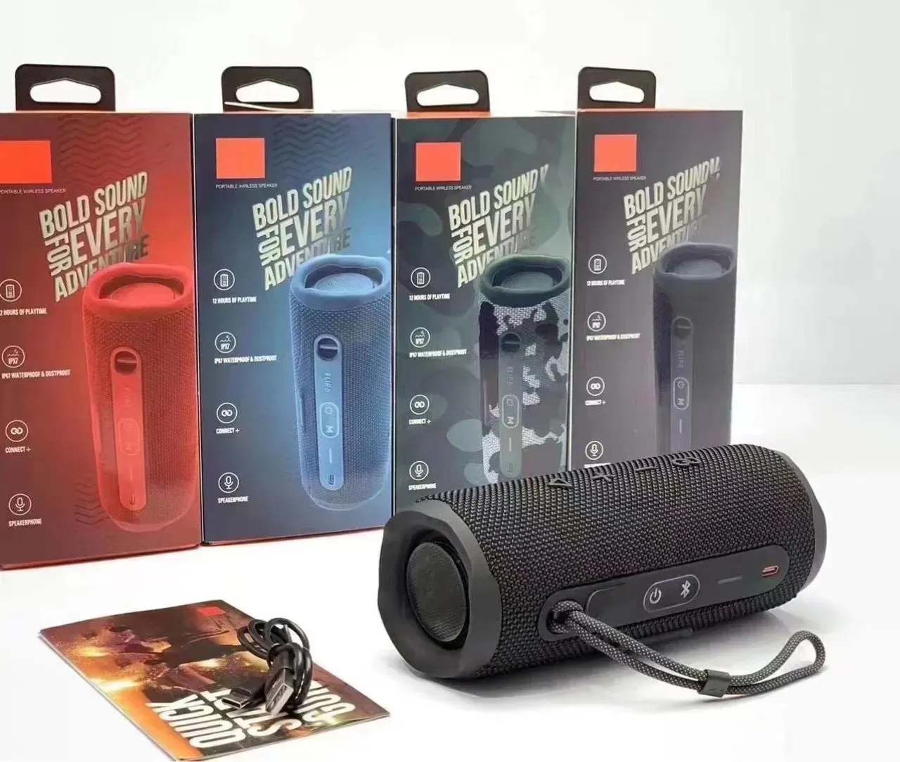 Portable Wireless Speaker Waterproof Bluetooth Stereo Bass_voghion.com