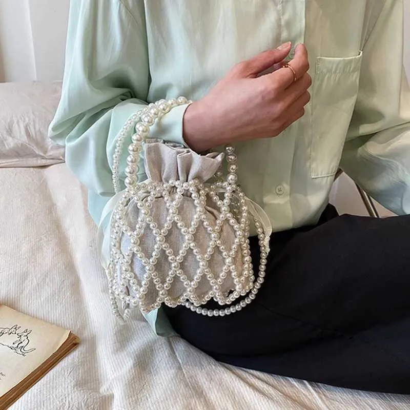 Sacs à bandoulière tissés en perles pour femmes, petit portefeuille, sac à main décontracté, porte-monnaie pour femmes, C241211_voghion.com
