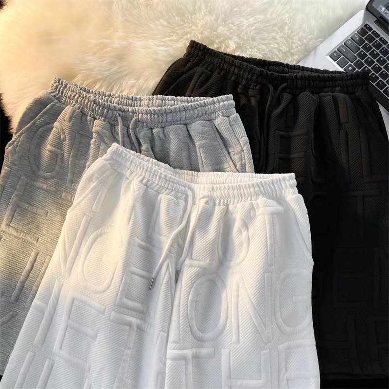Herretøj Skummende Sportshorts Lige Herreshorts Tynde Sommer Retro High Street Ins Mærke Løse Casual Shorts_voghion.com
