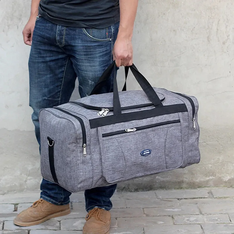 Foldable Duffel Bag Large Capacity Travel Handbag Waterproof_voghion.com