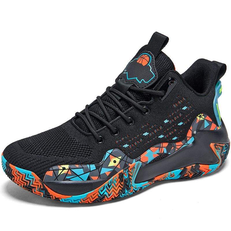 Hrrn flignd gwbt Basktball-Sommr-High-Top-Sportschuh, trndig Msh-Camouflag-Trainingsschuh für_voghion.com