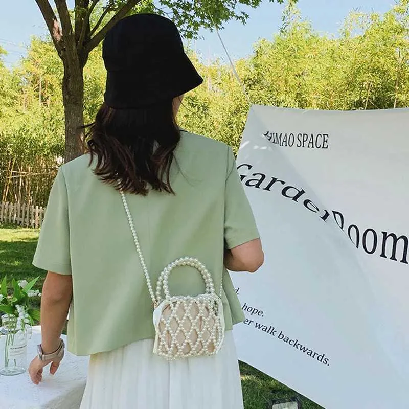 Borsa a mano retrò con perline e borsa a tracolla per donna_voghion.com